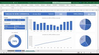 Créer un tableau de bord commercial #1 - Tuto Excel