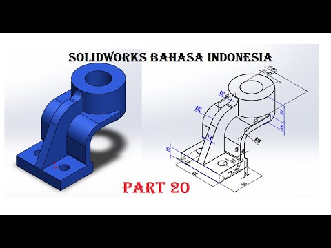 TUTORIAL SOLIDWORKS BAHASA INDONESIA PART 20 - YouTube