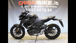 Yamaha MT 125 ABS Euro 5 Anno 10/2024 Km 470 - www.openbike.it