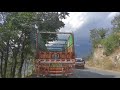 train coach being transported on truck at 10000ft height in india