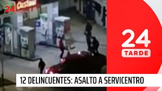 Robo a servicentro: amenazaron, amarraron y encerraron a un trabajador en Quilpué | 24 Horas TVN