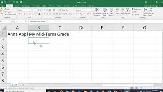 How to Calculate Your Mid-Term Grade Using Excel