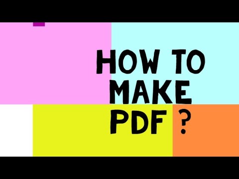 How To Make Pdf? - YouTube