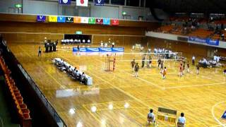 私学バレー女子決勝戦：下北沢成徳×東京都市大学塩尻の熱戦2011