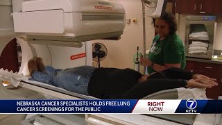 Nebraska Cancer Specialists hold free lung cancer screening for the public