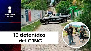 16 detenidos del Cártel de Jalisco en Poza Rica Veracruz