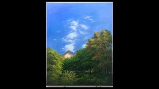 粉丝随手拍的，叫我随手画，这样的小风景你们喜欢吗？#画画 #我要上热门 #手绘油画