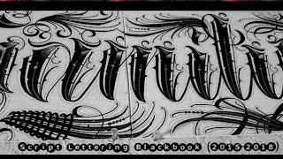 The Letter R Custom Chicano Style Tattoo Letters