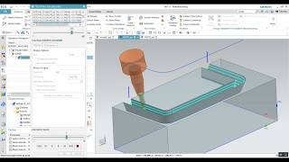 NX CAM Guiding Curves Operasyonu