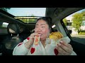 in n out 🍔 *only favs* mukbang 먹방 eating show flying dutchman u0026 cheese fries 🍟 monday munchies