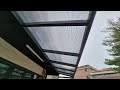 #Canopy #diy This is the process of making a canopy in the front yard of a workshop. #Polycarbonate