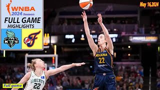 New York Liberty vs Indiana Fever Full Game Results | May 17,2024 | WNBA Seaon 2024 | Caitlin Clark