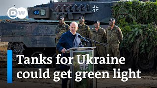 Today, the Leopard 2 tank could get German PM Olaf Scholz' permission to go to Ukraine | DW News