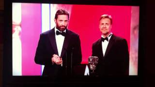 Russell Crowe & Hugh Jackman - 2012 BAFTAs