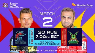 LIVE | Antigua \u0026 Barbuda Falcons vs Guyana Amazon Warriors | CPL 2024