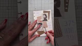 ASMR collage with me #cmc24challenge week 45! #asmr #audreyhepburn #collage #journaling