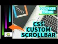Create a Custom Scrollbar in CSS | Customize Scrollbar | CSS Tutorial