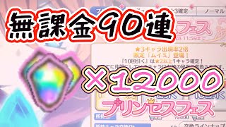 神回✨【プリコネR】無課金で90連プリフェス引いたら半端なかった。。｢1.5倍速｣