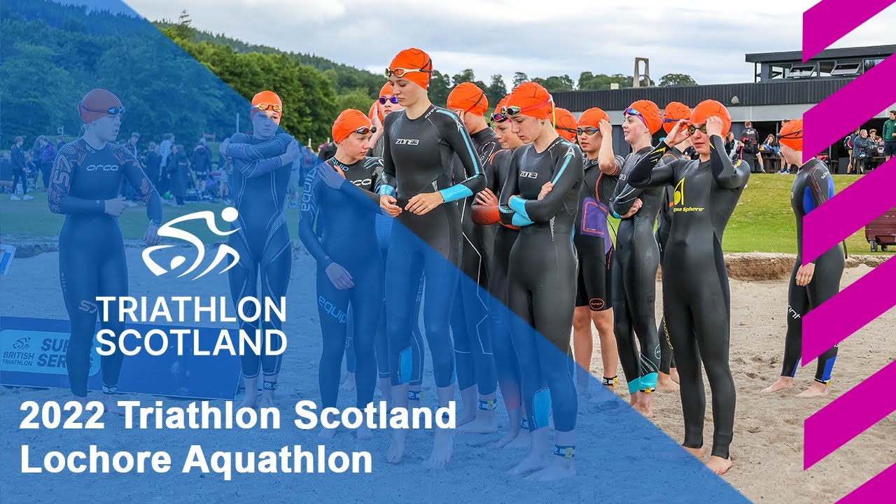 2022 Triathlon Scotland Lochore Aquathlon - YouTube