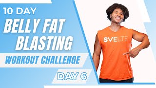 10-Day Belly Fat Blasting Workout Challenge - Day 6 | Shredded Core Seated Workout