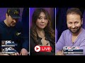 Daniel Negreanu joins Phil Hellmuth Maria Ho, Esfandiari, Laak, ElkY  - Poker Livestream Cash Game