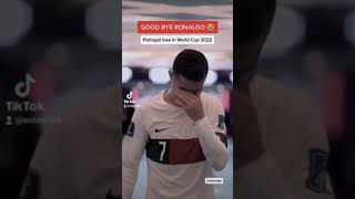 Cristiano Ronaldo Crying 😭 FIFA World Cup 2022 🇵🇹