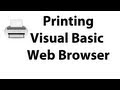 How To Print Visual Basic Web Browser - Visual Basic 2008 / 2010 / 2012