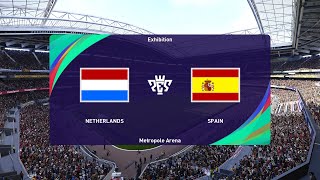 PES 2021 | Netherlands vs Spain - International Friendly | 11/11/2020 | 1080p 60FPS