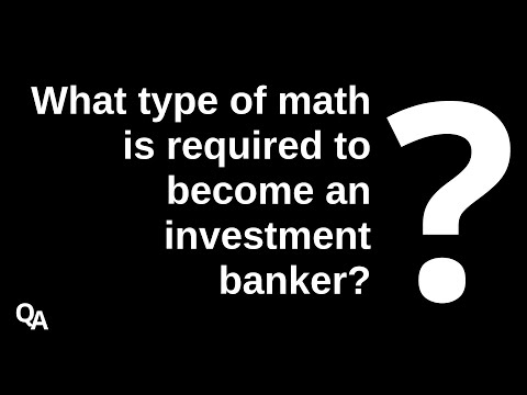 What kind of math does a banker use?