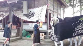 河井地区若宮八幡神社獅子舞２０１５・３