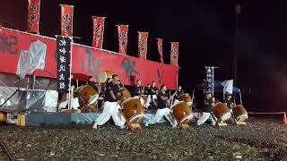 紀和の火祭り　瀞流太鼓 (序盤)  三重県熊野市紀和町 　2023年8月5日