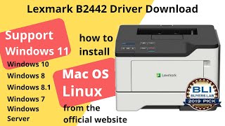 Lexmark B2442 Driver Download and Setup Windows 11 Windows 10, Mac 13, Mac 12