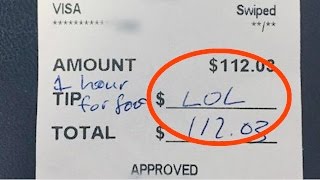 Diners Write "LOL" On Receipt Instead Of Tip | What's Trending Now