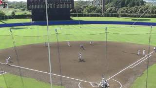 2016/9/30  第69回秋季関東高校野球茨城大会　常磐対明秀日立　一回表　常磐大高ワラスくんの満塁ホームラン