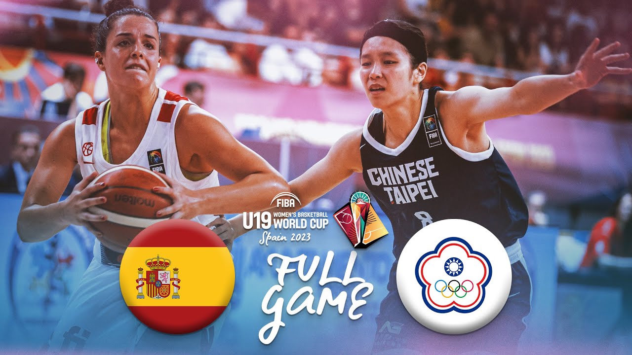 Spain V Chinese Taipei | Full Basketball Game | FIBA U19 Women's ...