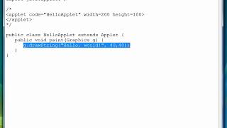 1201 Simple Applet Example