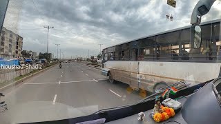 VOLVO vs ASHOK LEYLAND🔥 extremely skilled Leyland bus driver overtaking volvo B11R with ease#volvo👏