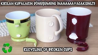 BEST CRAFT IDEA WITH BROKEN CUPS