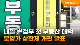 내일 尹정부 첫 부동산 대책…분양가 상한제 개편 발표 / 연합뉴스TV (YonhapnewsTV)