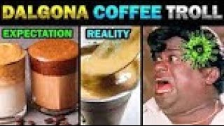 DALGONA COFFEE EFFECT TROLL |Today Trending | Trolls |