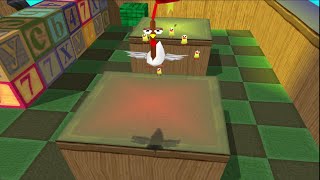 Mort the Chicken PS1 Gameplay - Save the Chicks! 🐔