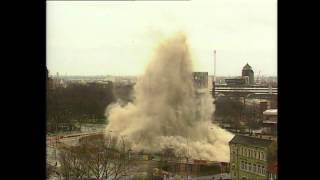 Hochhaussprengung Hamburg 1995