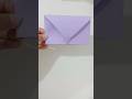 how to fold origami envelope #shorts #envelope #diy #origami