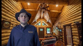 Single Level Log Home Expanded, Kootenai Rancher