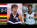 Netherlands 2-1 Germany (Gullit, Van Basten) ● Euro 1988 Semi Final Extended Goals & Highlights