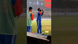 Hardik Pandya Drinking Water In 4th T20I Vs England #cricket #hardikpandya #shorts #foryou #india