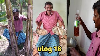 எங்கள் தோட்டத்தில் வெட்டிய வாழை தண்டு பொரியல் | cooking vlog | #vlog 18