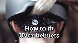 How to fit Uvex helmets