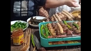 辣椒哥咔咔磕,舌尖上的美食,电烤炉很慢却很好吃 | 中国美食 | Pepper |  chinese food | 东北菜