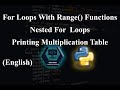 19. For Loops with Range( ) Function.